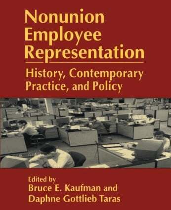 Bruce E. Kaufman, Daphne Gottlieb Taras - Nonunion Employee Representation, Häftad