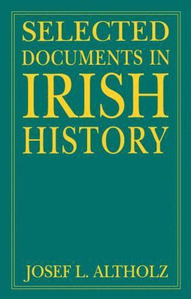 bokomslag Selected Documents in Irish History