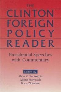 bokomslag Clinton Foreign Policy Reader