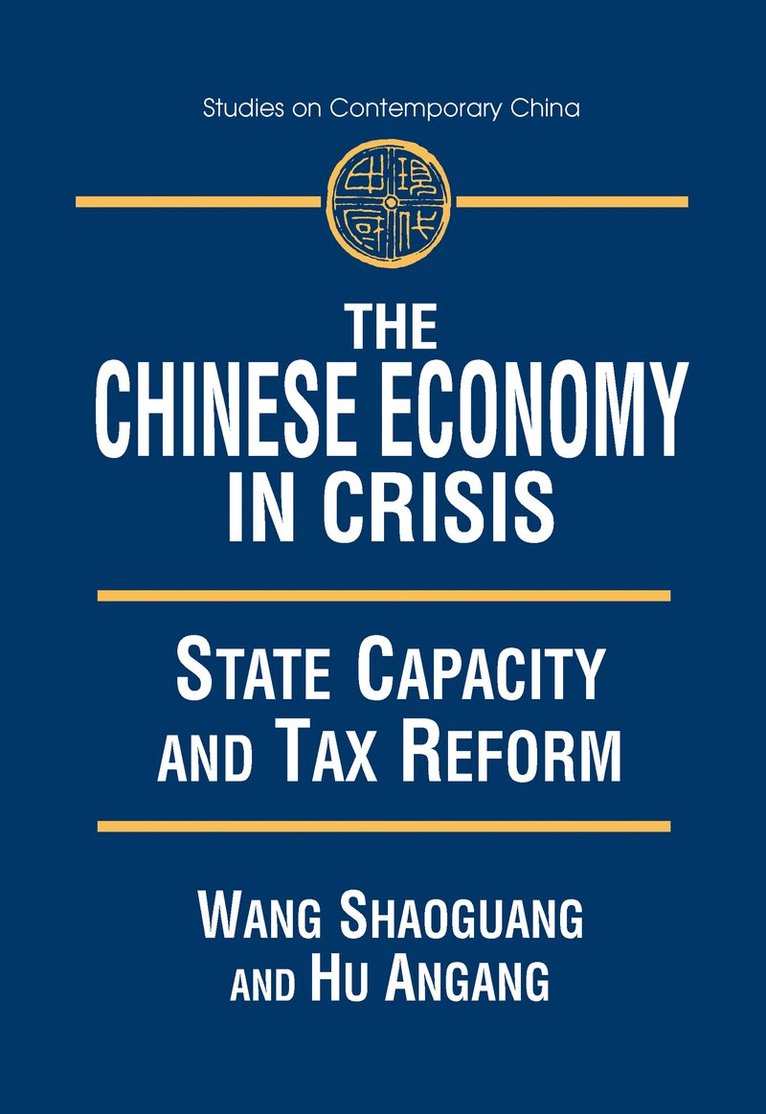 The Chinese Economy in Crisis 1