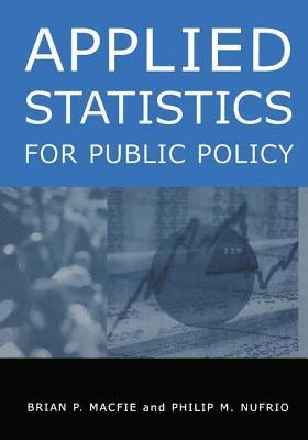 Applied Statistics for Public Policy 1