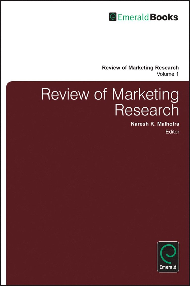 Naresh K. Malhotra - Review of Marketing Research, Inbunden