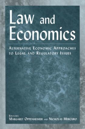 Margaret Oppenheimer, Nicholas Mercuro - Law and Economics, Inbunden