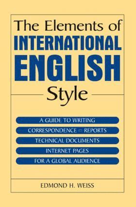 bokomslag Elements of International English Style