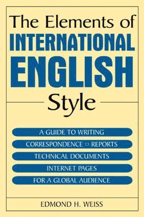 bokomslag Elements of International English Style