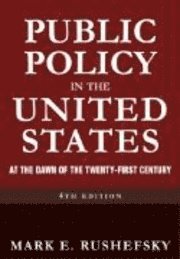 bokomslag Public Policy in the United States