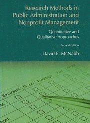 bokomslag Research Methods in Public Administration and Nonprofit Management
