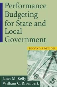 bokomslag Performance Budgeting for State and Local Government