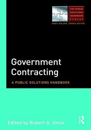 Robert Shick - Government Contracting, Häftad