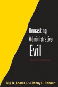 bokomslag Unmasking Administrative Evil