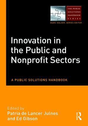 Patria De Lancer Julnes, Ed Gibson - Innovation in the Public and Nonprofit Sectors, Häftad