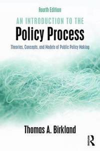 bokomslag An Introduction to the Policy Process