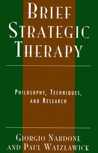 bokomslag Brief Strategic Therapy