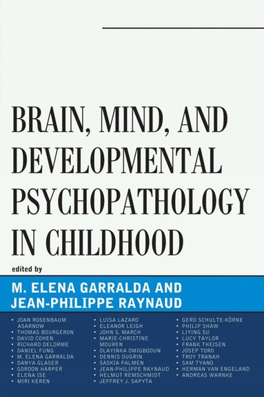 bokomslag Brain, Mind, and Developmental Psychopathology in Childhood