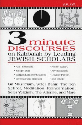 bokomslag 3 Minute Discourses on Kabbalah by Leading Jewish Scholars