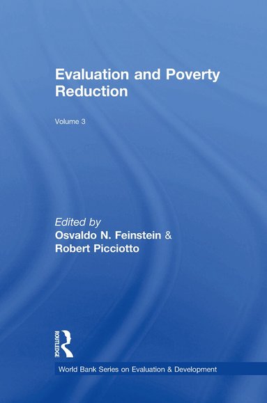Osvaldo N. Feinstein, Osvaldo N. Feinstein - Evaluation and Poverty Reduction, Inbunden