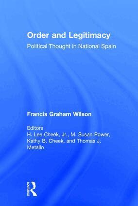 Francis Graham Wilson, USA) Cheek Jr., H. Lee (East Georgia State College, USA) Power, M. Susan (Hamlin University, Kathy B. Cheek, USA) Metallo, Thomas (Liberty University - Order and Legitimacy, Inbunden