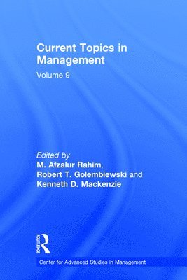 Current Topics in Management 1