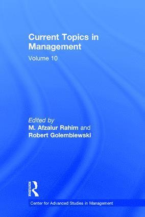 bokomslag Current Topics in Management