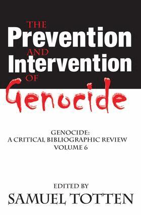 Samuel Totten - Prevention and Intervention of Genocide, Inbunden
