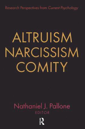bokomslag Altruism, Narcissism, Comity
