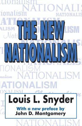 Louis L. Snyder - New Nationalism, Häftad