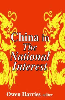 Owen Harries - China in The National Interest, Häftad