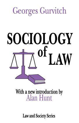 Norman K. Denzin, Georges Gurvitch - Sociology of Law, Häftad