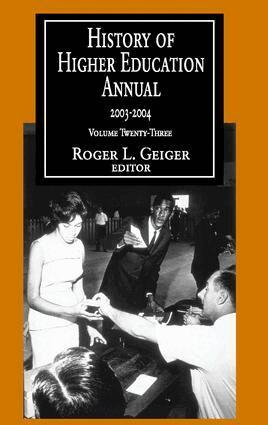 Roger L. Geiger - History of Higher Education Annual: 2003-2004, Häftad