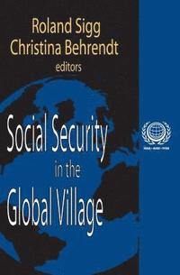 bokomslag Social Security in the Global Village