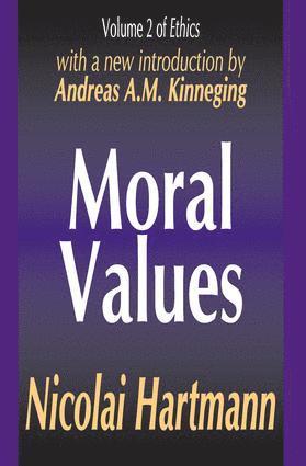 Nicolai Hartmann - Moral Values, Häftad