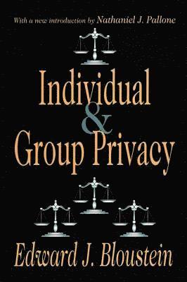 bokomslag Individual and Group Privacy