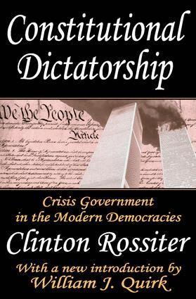 Clinton Rossiter - Constitutional Dictatorship, Häftad