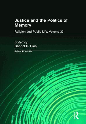 Gabriel R. Ricci, Gabriel R. Ricci - Justice and the Politics of Memory, Häftad