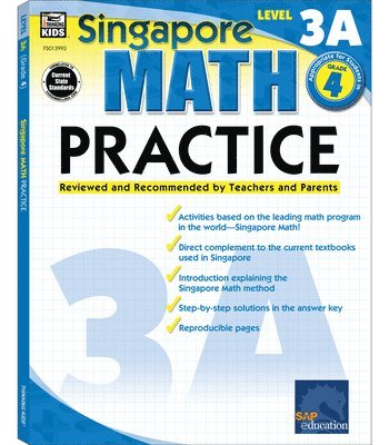 Math Practice, Grade 4: Reviewed and Recommended by Teachers and Parents Volume 11 1