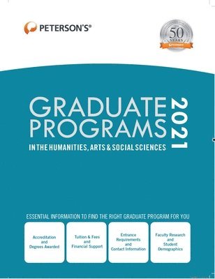 bokomslag Graduate Programs in the Humanities, Arts & Social Sciences 2021