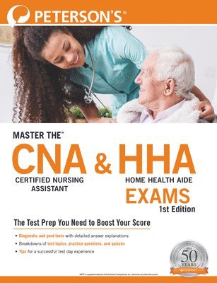 Peterson's - Master the™ Certified Nursing Assistant (CNA) and Home Health Aide (HHA) Exams, Häftad
