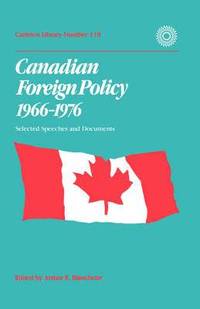 bokomslag Canadian Foreign Policy, 1966-1976