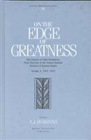 On the Edge of Greatness: Volume III, 1952-1957: Volume 12 1