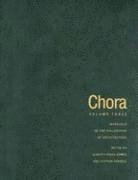 Alberto Pérez-Gómez, Stephen Parcell - Chora 3, Inbunden