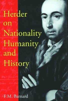 bokomslag Herder on Nationality, Humanity, and History