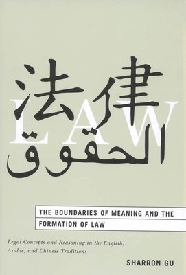 bokomslag Boundaries of Meaning and the Formation of Law