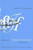 Towards a Francophone Community