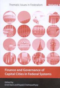 bokomslag Finance and Governance of Capital Cities in Federal Systems: Volume 1