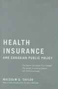 bokomslag Health Insurance and Canadian Public Policy