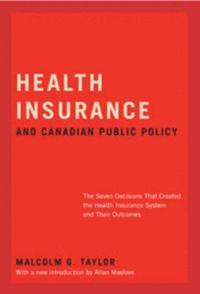 bokomslag Health Insurance and Canadian Public Policy: Volume 213