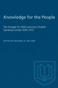 bokomslag Knowledge/People Struggle Adult Learning