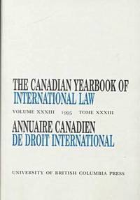 bokomslag The Canadian Yearbook of International Law, Vol. 33, 1995