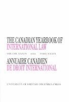 Canadian Yearbook of International Law, Vol. 39, 2001 1