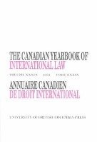 The Canadian Yearbook of International Law, Vol. 39, 2001 1